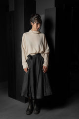 RUNDHOLZ-SKIRT-1030314-BLACK GLOSS
