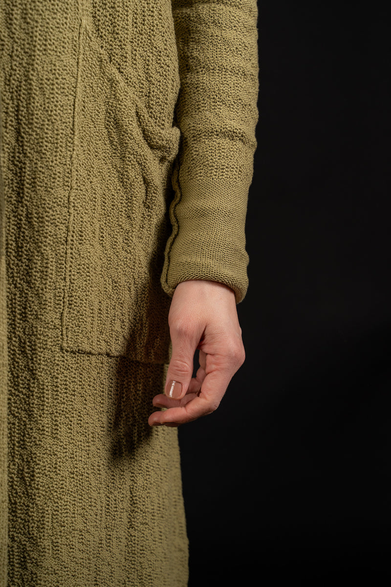 DANIEL ANDRESEN-CARDIGAN-ALSAFI-SAGE