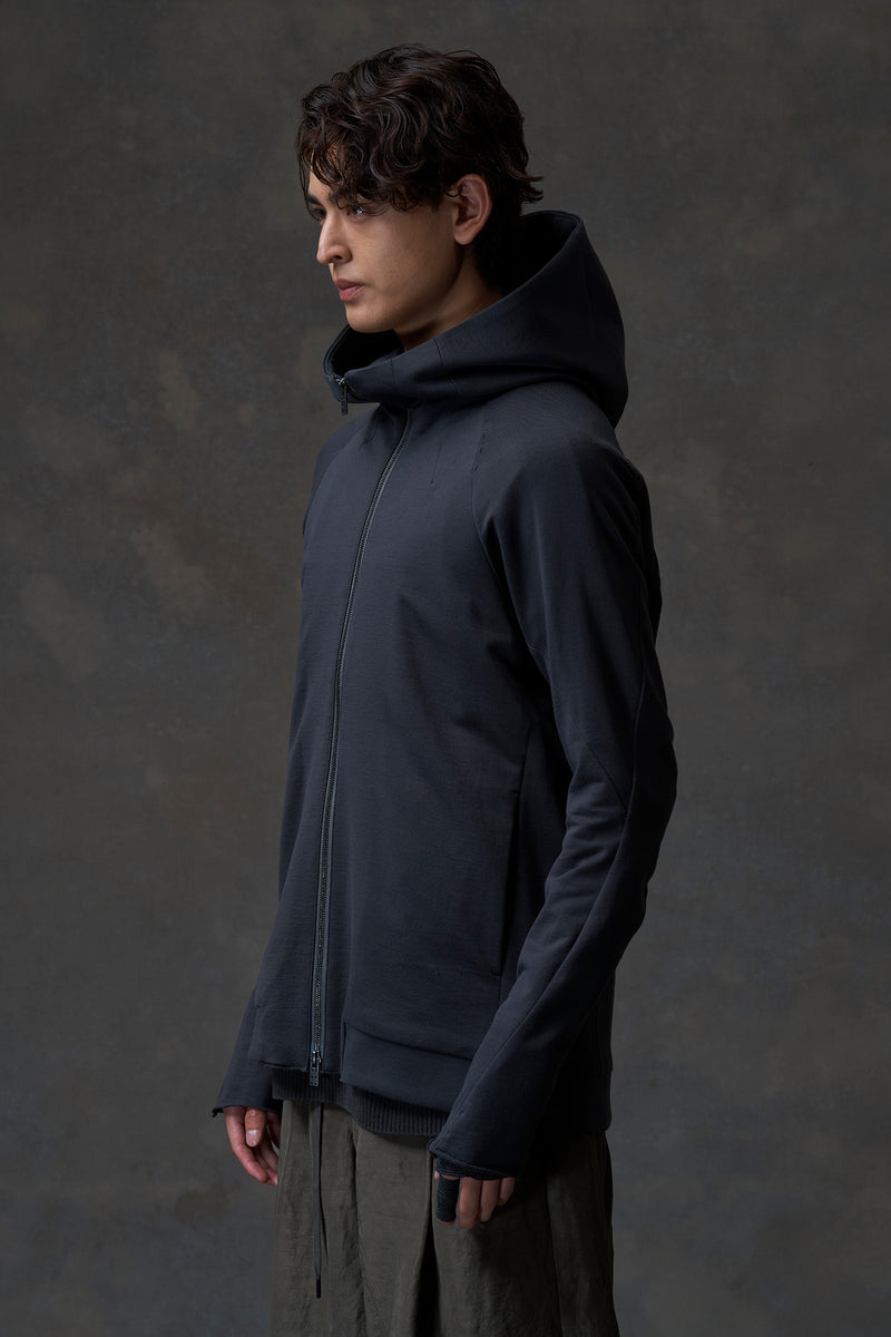 DEVOA-HOODED JACKET-FJC-BLCJ JACKET-STEEL GREY