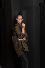 KATHARINA HOVMAN-BIG BLOUSE-255540-CIGAR