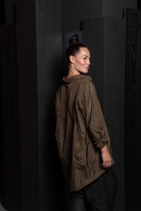 KATHARINA HOVMAN-BIG BLOUSE-255540-CIGAR