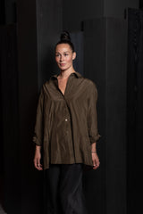 KATHARINA HOVMAN-BIG BLOUSE-255540-CIGAR
