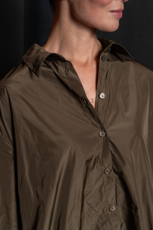 KATHARINA HOVMAN-BIG BLOUSE-255540-CIGAR