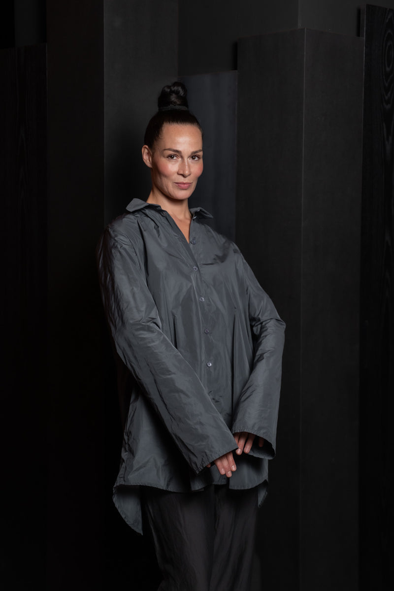 KATHARINA HOVMAN-OVERSIZEBLOUSE-255553-STEEL