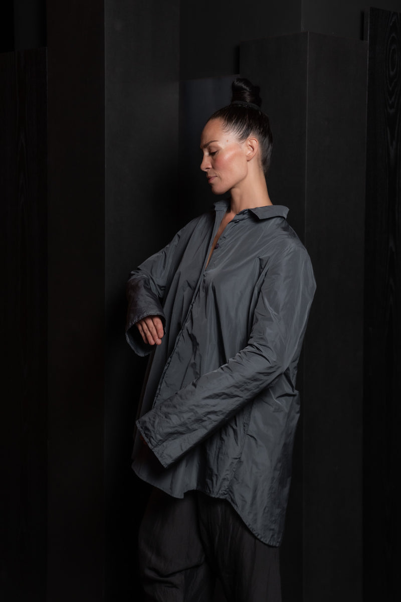 KATHARINA HOVMAN-OVERSIZEBLOUSE-255553-STEEL