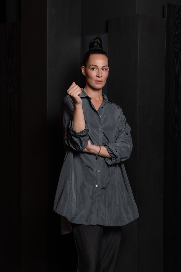 KATHARINA HOVMAN-OVERSIZEBLOUSE-255553-STEEL