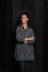 KATHARINA HOVMAN-OVERSIZEBLOUSE-255553-STEEL