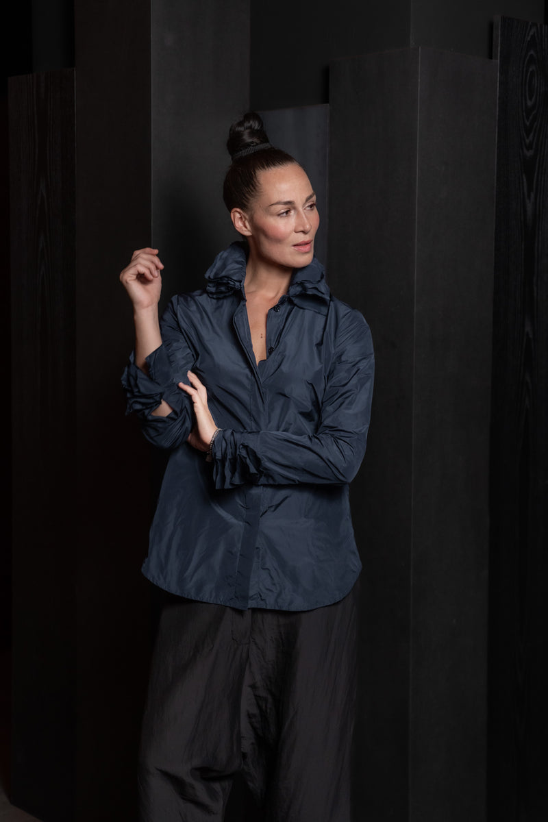 KATHARINA HOVMAN-DECO BLOUSE-255542-MARINE