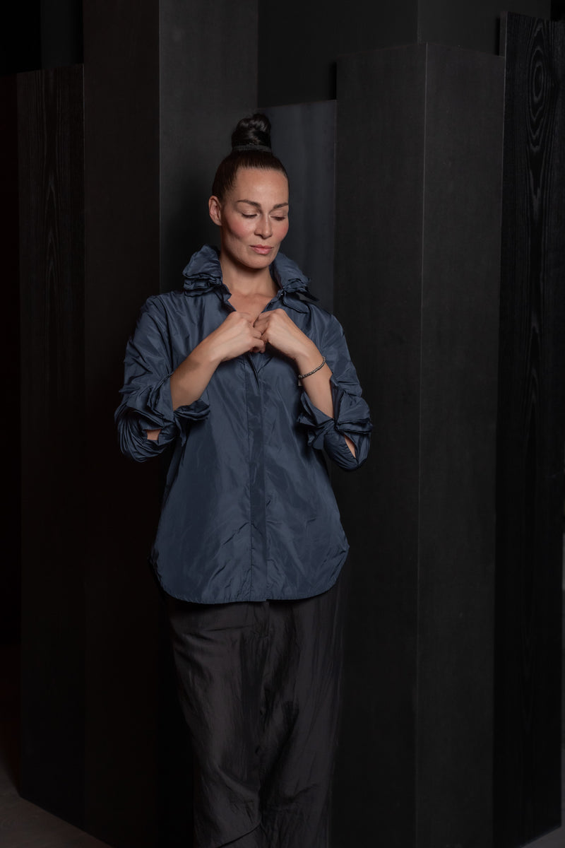 KATHARINA HOVMAN-DECO BLOUSE-255542-MARINE