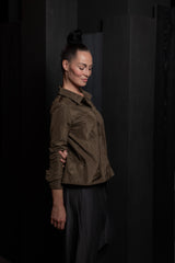 KATHARINA HOVMAN-BLOUSE-255516S-CIGAR