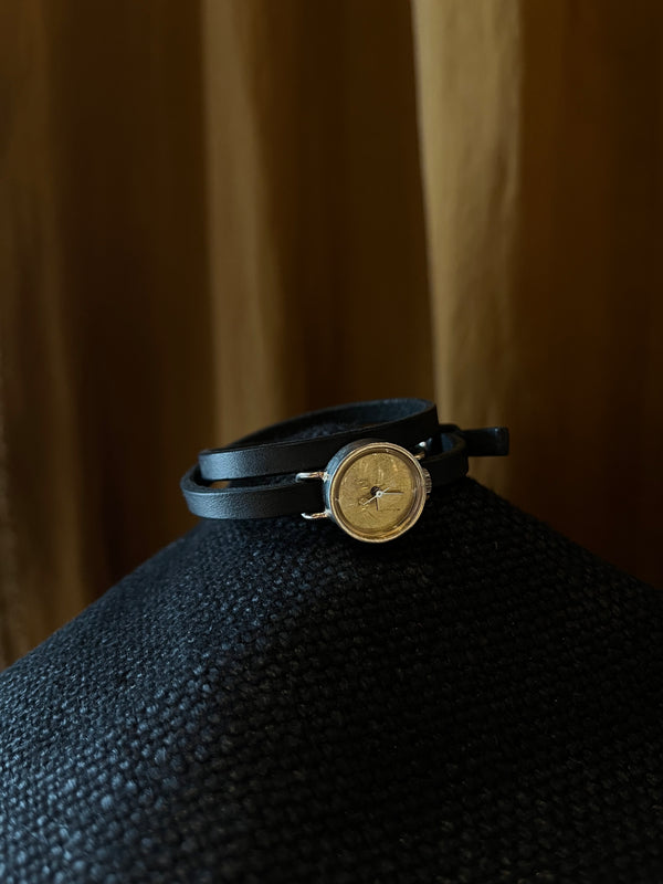 NEJICOMMU-WATCH-REKI 2 WRAP ROUND-GOLD/SILVER