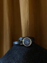 NEJICOMMU-WATCH-REKI 2 WRAP ROUND-BLACK/GOLD