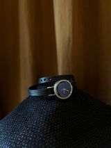 NEJICOMMU-WATCH-REKI 2 WRAP ROUND-BLACK/GOLD