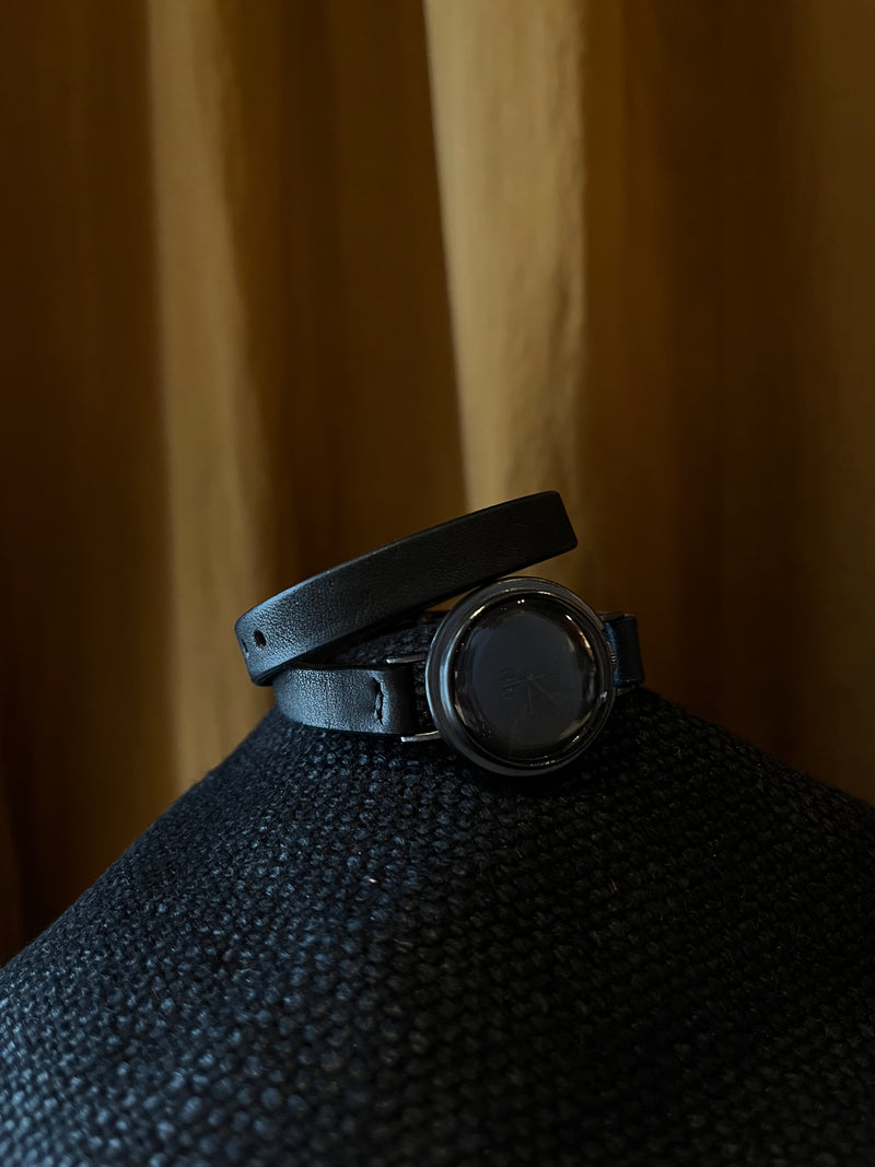 NEJICOMMU-WATCH-UNIVESE 2 WRAP ROUND-BLACK/BLACK-M