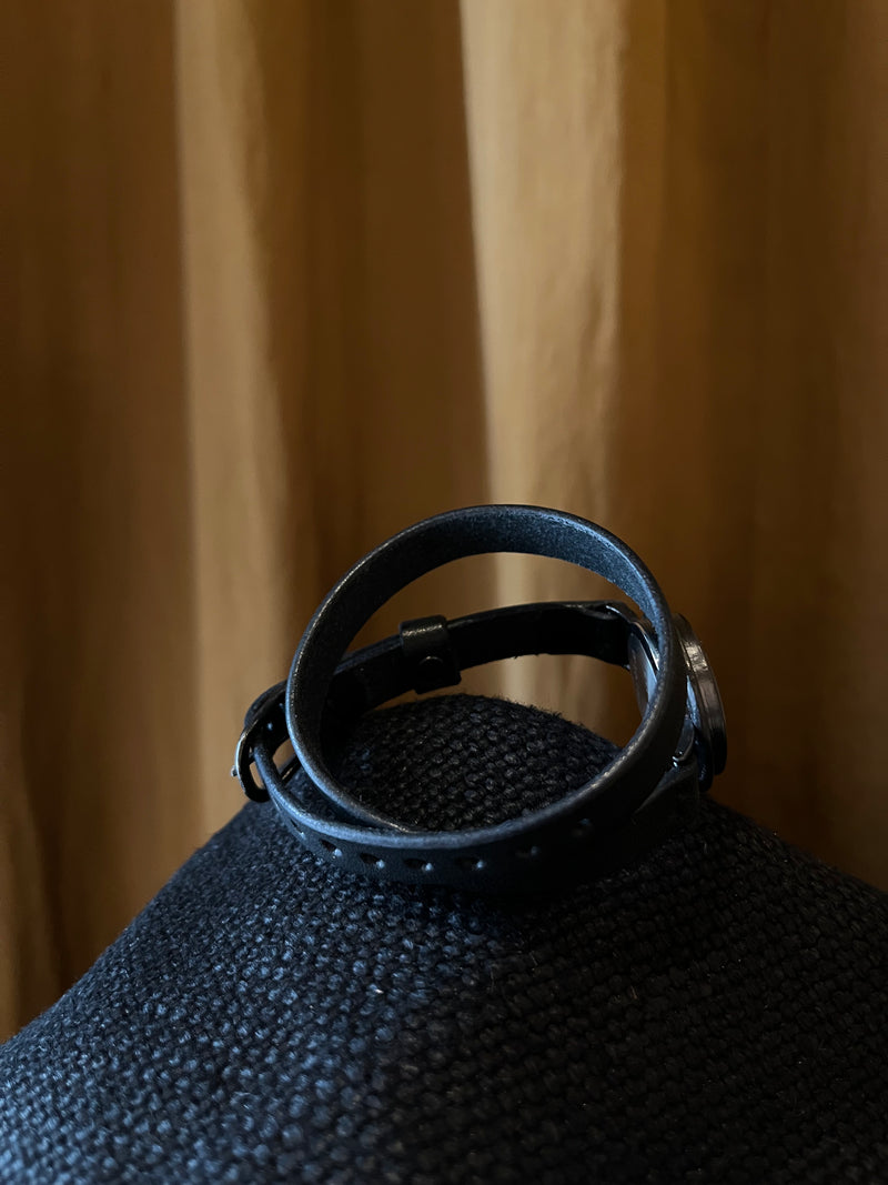 NEJICOMMU-WATCH-UNIVESE 2 WRAP ROUND-BLACK/BLACK-M