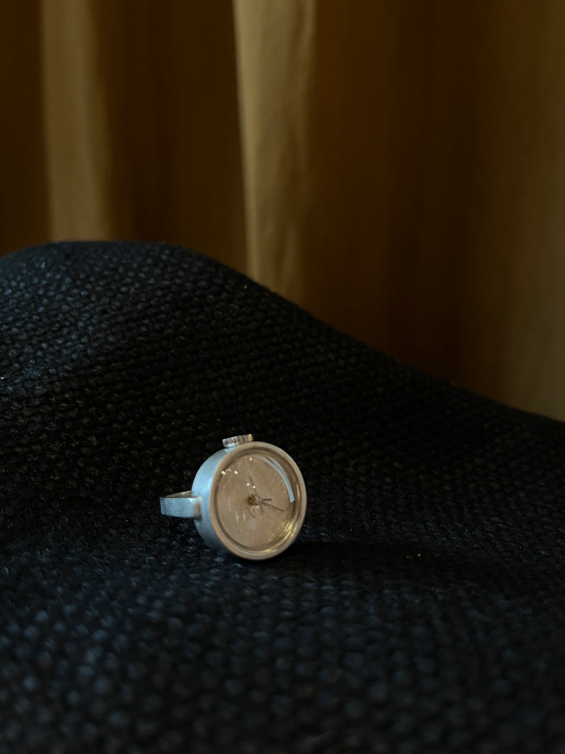 NEJICOMMU-RING-WATCH-SILVER/SILVER