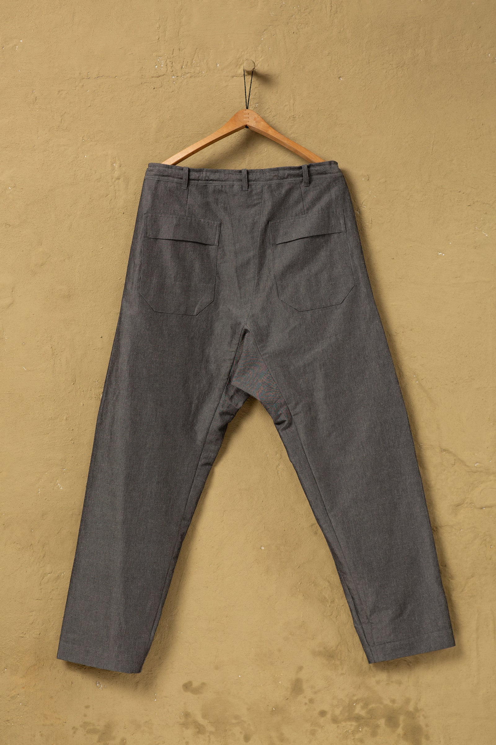 JAN JAN VAN ESSCHE-TROUSERS #85-GREY MELE – THE Treasury