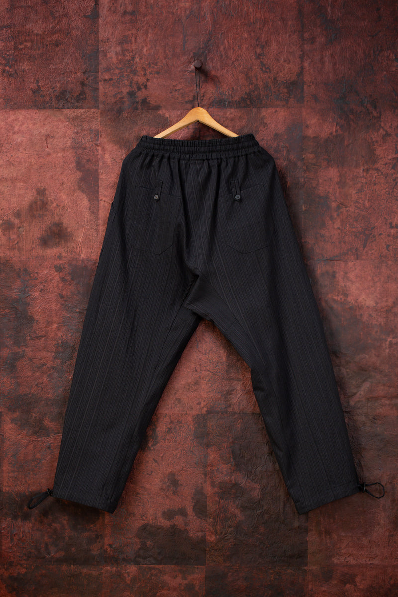 JAN JAN VAN ESSCHE-TROUSERS #88-DARK STRIPED