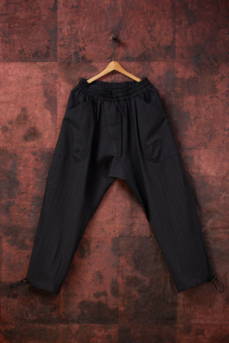 JAN JAN VAN ESSCHE-TROUSERS #88-DARK STRIPED
