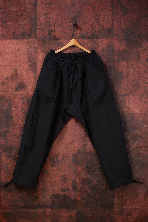 JAN JAN VAN ESSCHE-TROUSERS #88-BLACK STRIPED