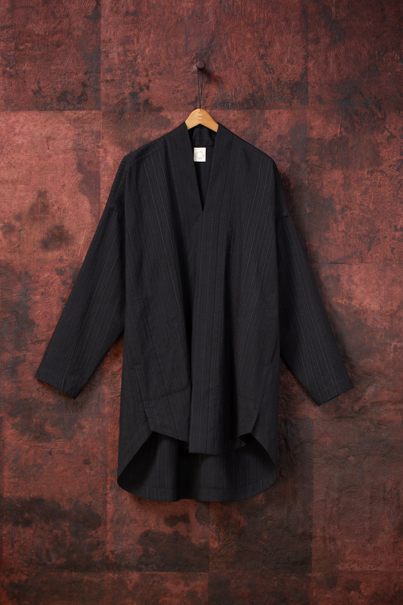 JAN JAN VAN ESSCHE-TUNIC #42-DARK STRIPED