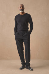 HANNIBAL COLLECTION-TROUSERS-HUBI 232.-LAMP BLACK