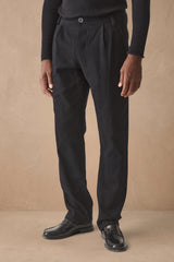 HANNIBAL COLLECTION-TROUSERS-HUBI 232.-LAMP BLACK