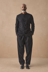 HANNIBAL COLLECTION-SHIRT-PIERCE 101.-LAMP BLACK