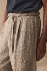 HANNIBAL COLLECTION-TROUSERS-WIKTOR 236.-NUTMEG