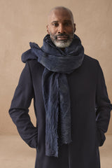 HANNIBAL COLLECTION-SCARF- SILAS 54.-DEEP SEA