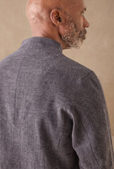 HANNIBAL COLLECTION-JACKET-EIK 67.-BRUSHED GRAPHITE