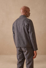 HANNIBAL COLLECTION-JACKET-EIK 67.-BRUSHED GRAPHITE