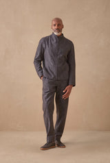 HANNIBAL COLLECTION-JACKET-EIK 67.-BRUSHED GRAPHITE