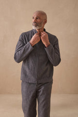 HANNIBAL COLLECTION-JACKET-EIK 67.-BRUSHED GRAPHITE