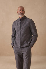 HANNIBAL COLLECTION-JACKET-EIK 67.-BRUSHED GRAPHITE