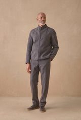 HANNIBAL COLLECTION-JACKET-EIK 67.-BRUSHED GRAPHITE