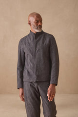 HANNIBAL COLLECTION-JACKET-EIK 67.-BRUSHED GRAPHITE