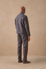 HANNIBAL COLLECTION-JACKET-EIK 67.-BRUSHED GRAPHITE