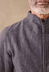 HANNIBAL COLLECTION-JACKET-EIK 67.-BRUSHED GRAPHITE