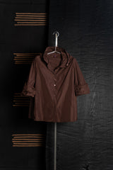 KATHARINA HOVMAN-HOODIE BLOUSE-265534-CACAO