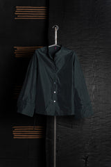 KATHARINA HOVMAN-BIG CUFF BLOUSE-265548-FOREST