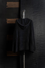 RUNDHOLZ-KNITJACKET-RACCOON HAIR-1417107-BLACK