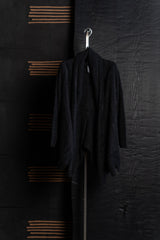 RUNDHOLZ-KNITJACKET-RACCOON HAIR-1417108-BLACK