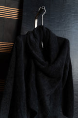 RUNDHOLZ-KNITJACKET-RACCOON HAIR-1417108-BLACK