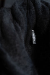 RUNDHOLZ-KNITJACKET-RACCOON HAIR-1417108-BLACK