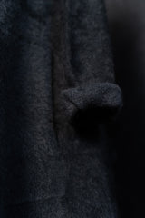 RUNDHOLZ-KNITJACKET-RACCOON HAIR-1417108-BLACK