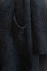 RUNDHOLZ-KNITJACKET-RACCOON HAIR-1417108-BLACK