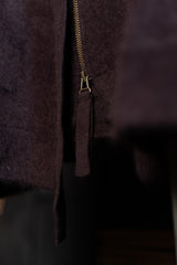RUNDHOLZ-KNITJACKET-RACCOON HAIR-1417107-UMBRA