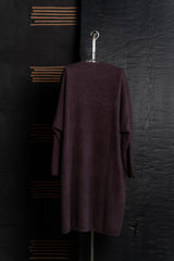 RUNDHOLZ-KNITTUNIC-RACCOON HAIR-1417006-PURPLE