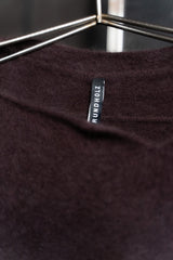 RUNDHOLZ-KNITTUNIC-RACCOON HAIR-1417006-PURPLE